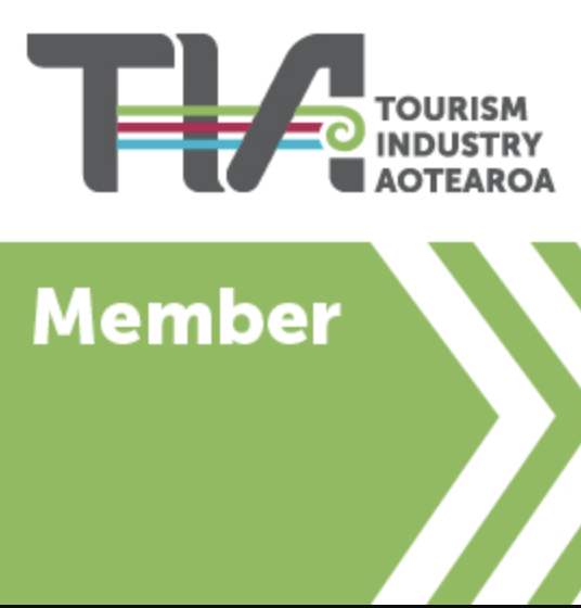 TIA Tourism Industry Aotearoa logo with green 'Member' banner.