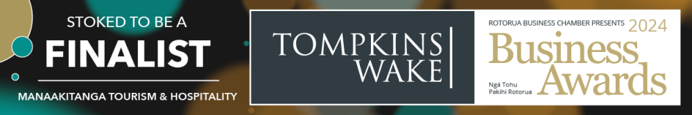 Business Awards 2024 finalist banner for tourism and hospitality.